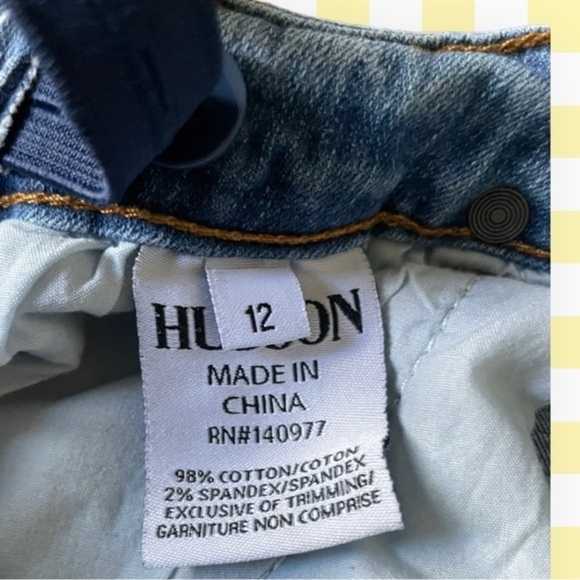 HUDSON Girls Distressed Skinny Jeans Size 12‎ - Picture 10 of 13